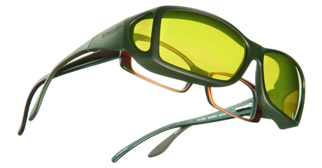 Sur lunette polarisante Cocoons jaune cat 2