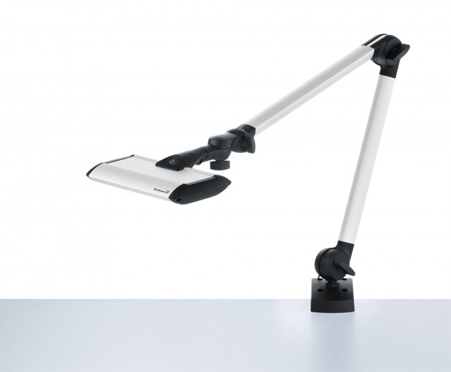 Lampe de bureau Led à double bras articulé