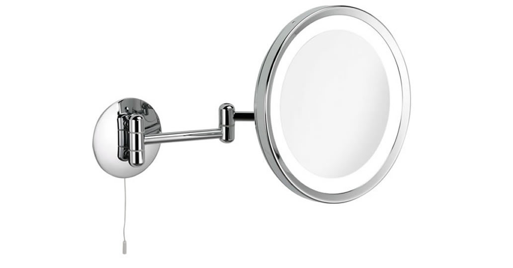 Miroir grossissant PRO x3 mural LED rond 24cm