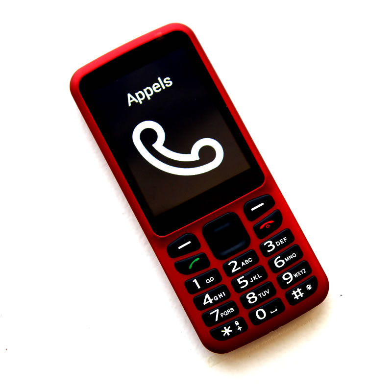 Téléphone portable rouge pour Malvoyant Blindshell Classic