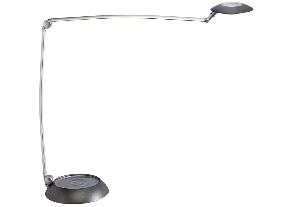 Double lampe de bureau à tête avec une grande gamme d'éclairage