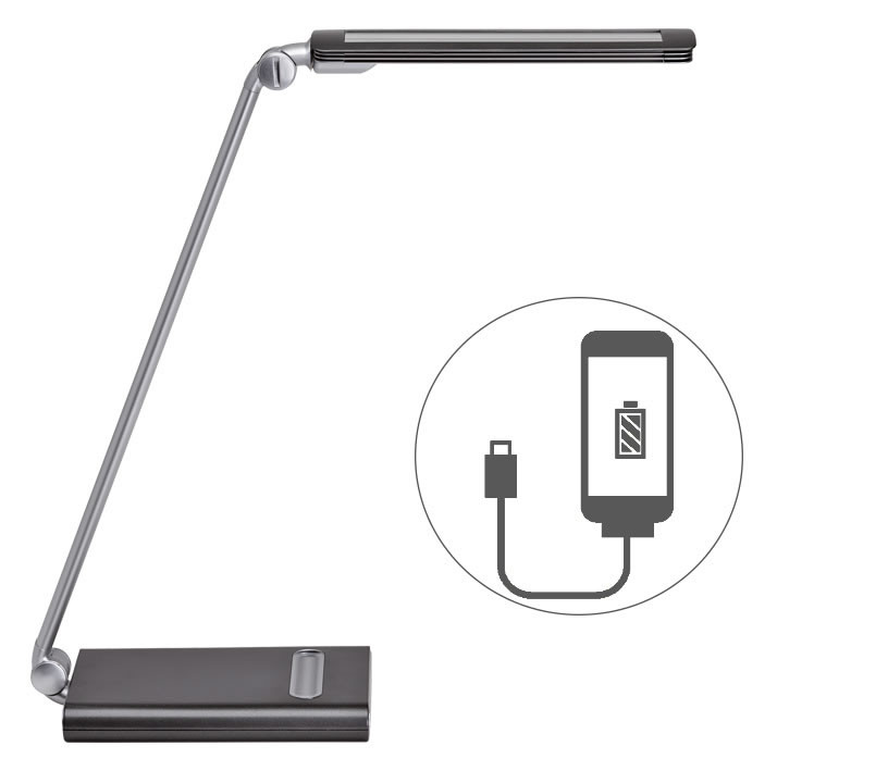 Lampe De Bureau Led Bristol 8w Reglable Tactile