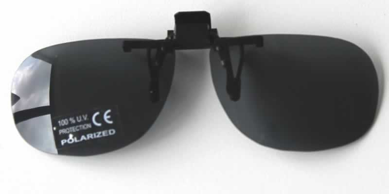 Clip Solaire surlunettes de soleil gris Facy