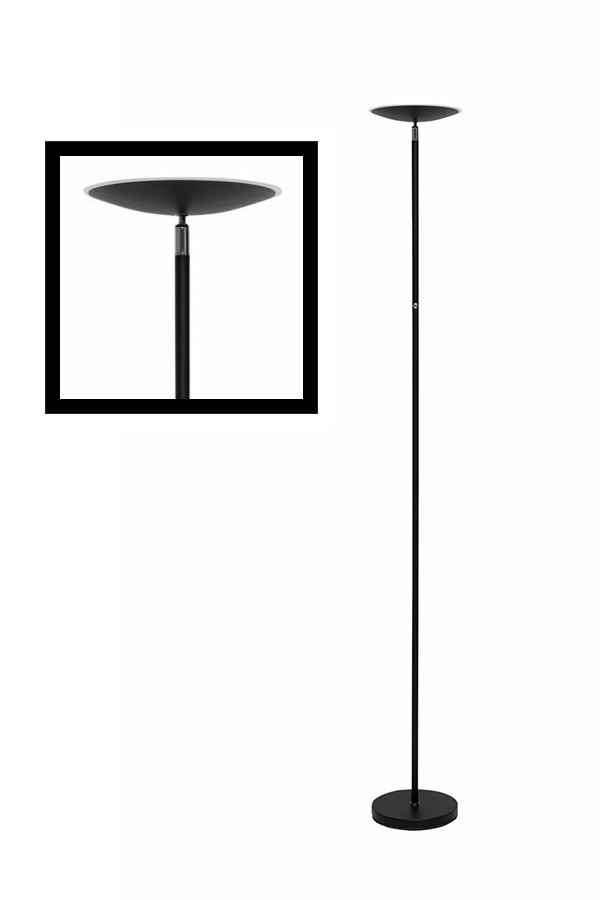 Lampadaire à LED réglable - éclairage direct et indirect