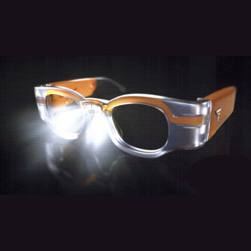 Lunettes prismatiques +6D éclairante avec batterie