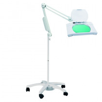 Lampe loupe professionnel sur pied roulettes