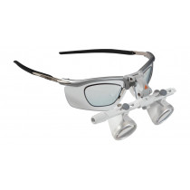 Loupes binoculaires HEINE HR 2,5x avec support pivotant I-View sur S-Frame