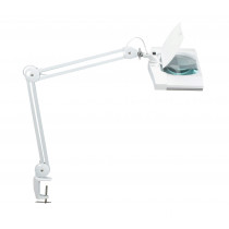 Lampe loupe LED Pro blanche avec pince