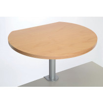 Table haute sur pince finition Bois