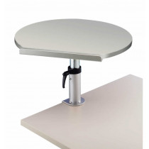 Table ergonomique Gris sur pince