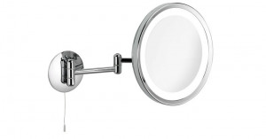 Miroir grossissant PRO x3 mural LED rond 24cm