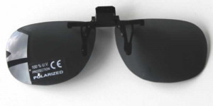 Sur lunettes clip solaires polarisantes économiques Gris