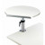 Table ergonomique Blanc sur pince