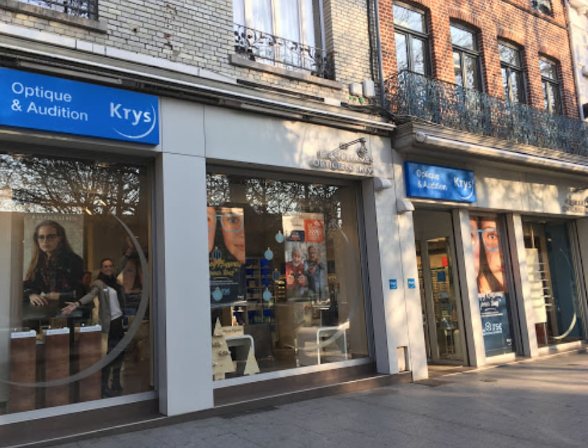 Krys Roubaix - facade magasin rue