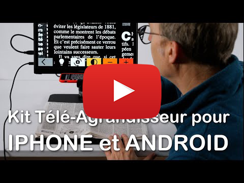 kit Télé-agrandisseur TSL SMART pour IPHONE et ANDROID